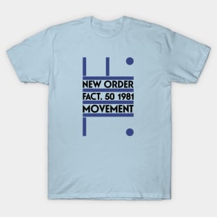 New Order Movement Reproduction Fanart T-Shirt